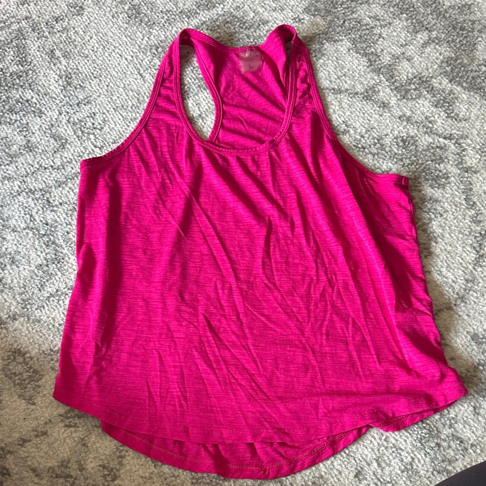 CALIA by Carrie Underwood Fuchsia Racerback Tank Top